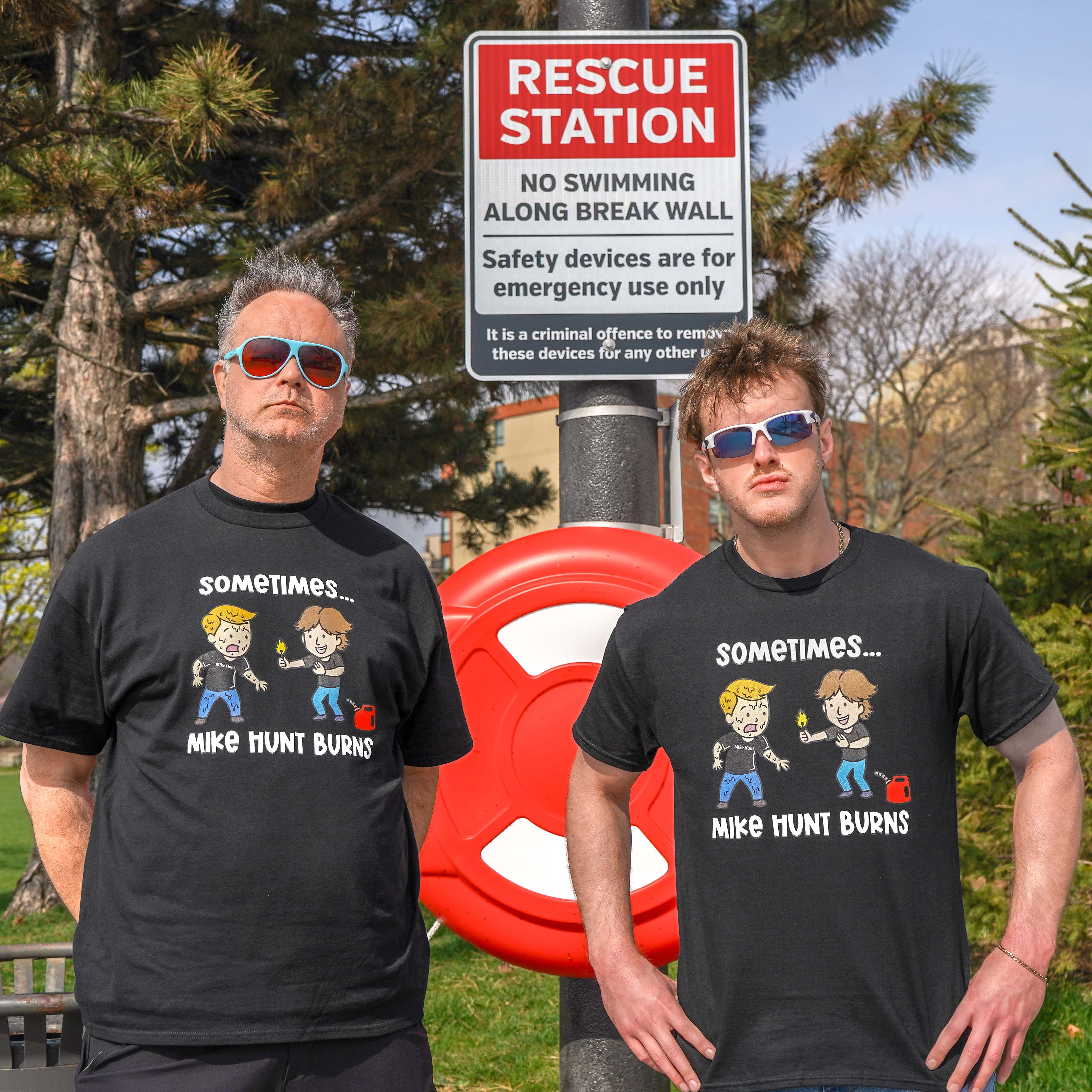 Mike Hunt Burns T-Shirt