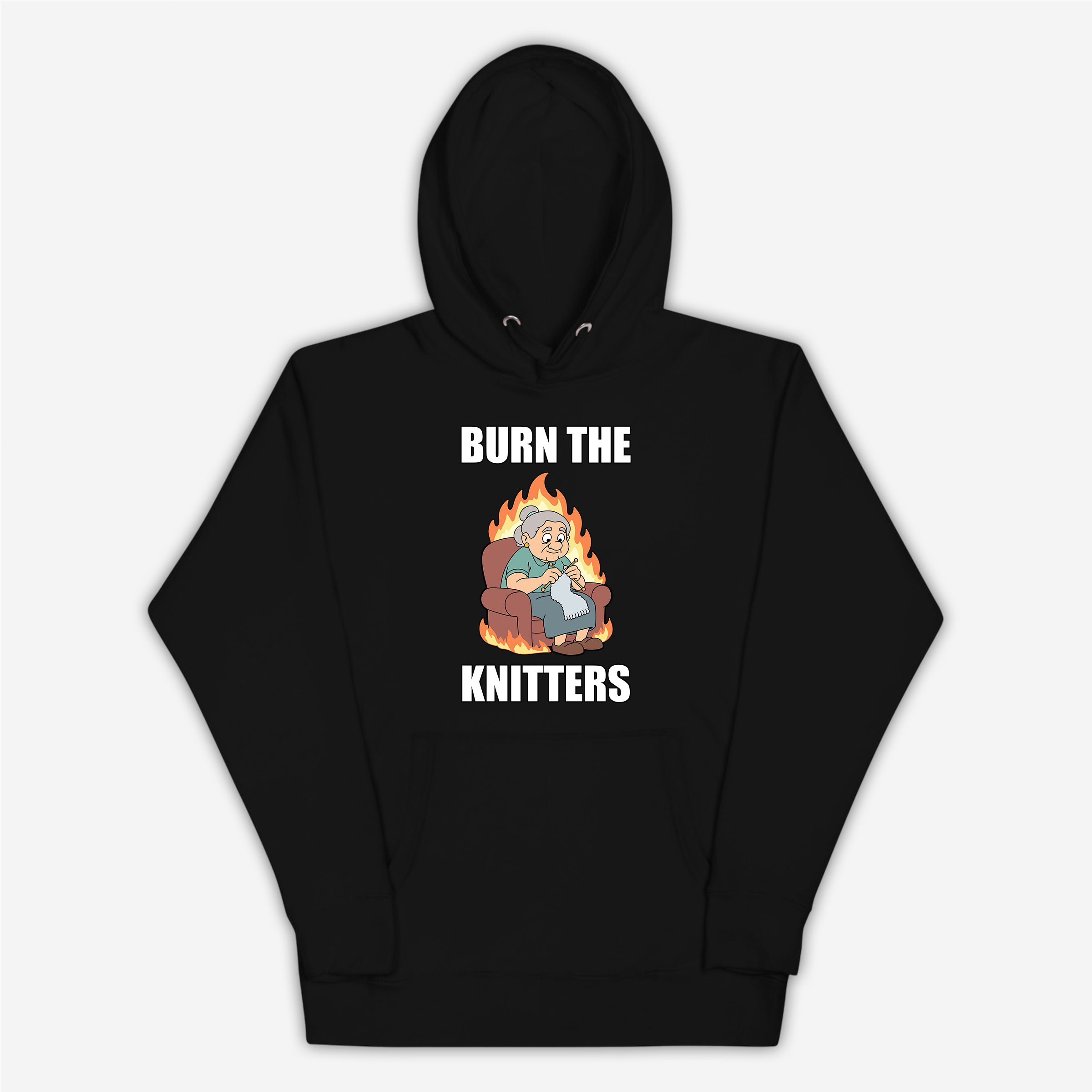 Burn The Knitters Hoodie