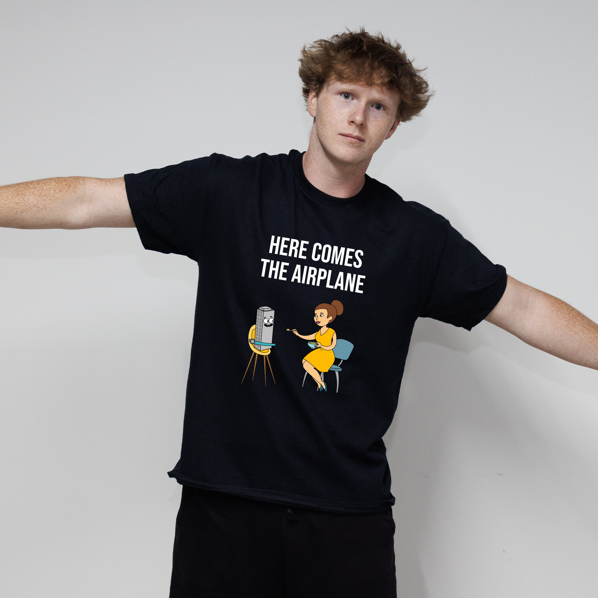 Here Comes The Airplane T-Shirt