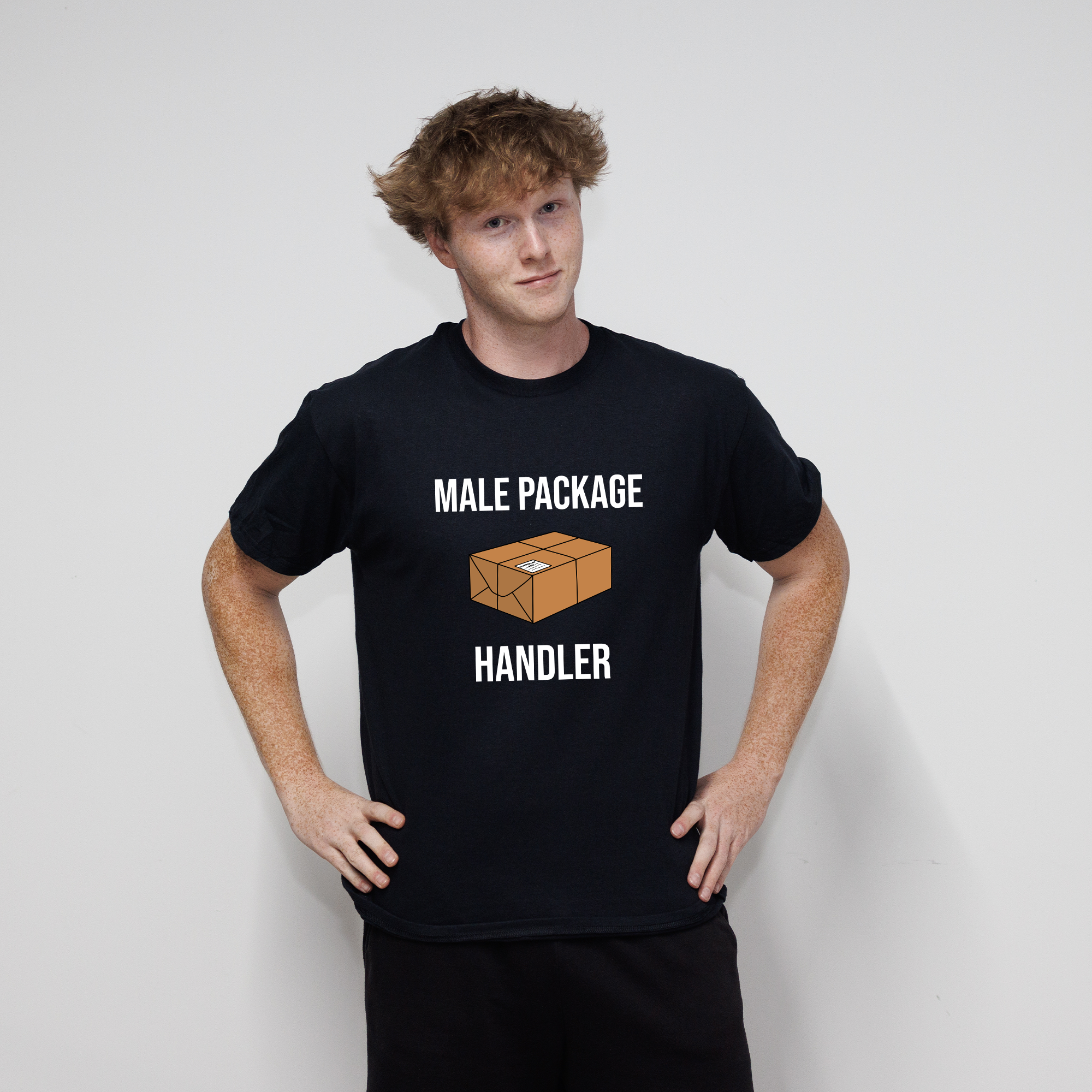 Male Package Handler T-Shirt