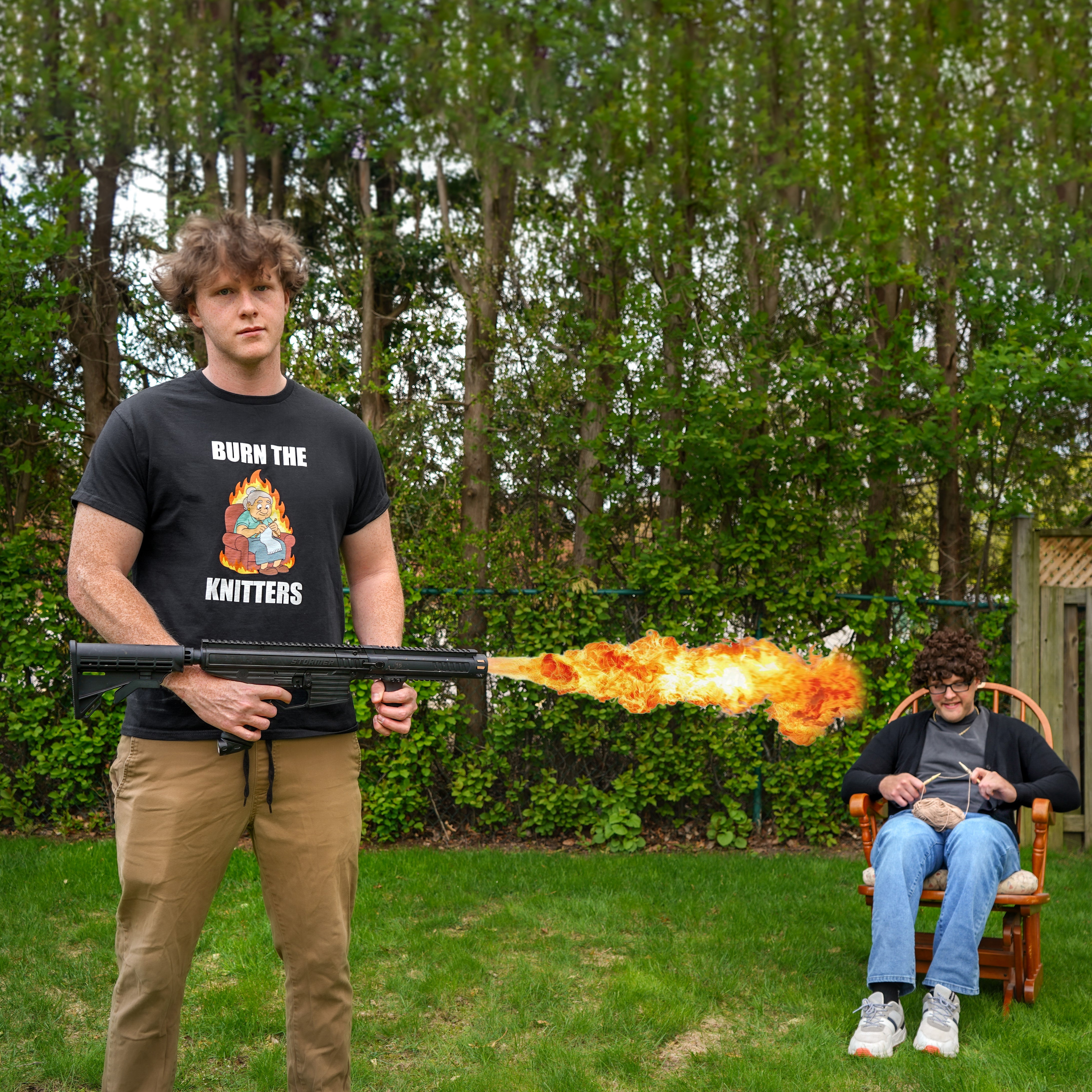 Burn The Knitters T-Shirt