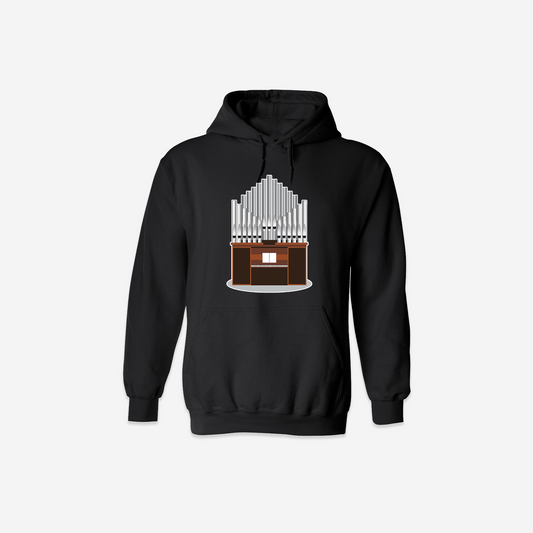 Big Brown Organ Hoodie - Black