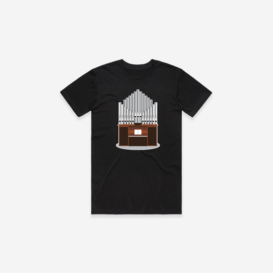 Big Brown Organ T-Shirt - Black