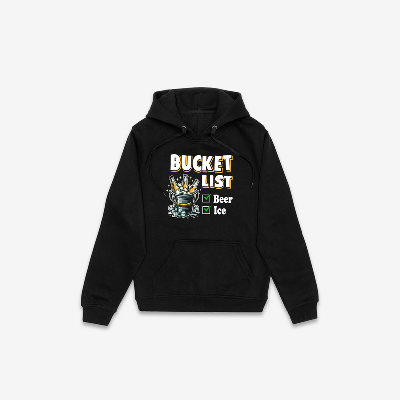 Bucket List Hoodie - Black