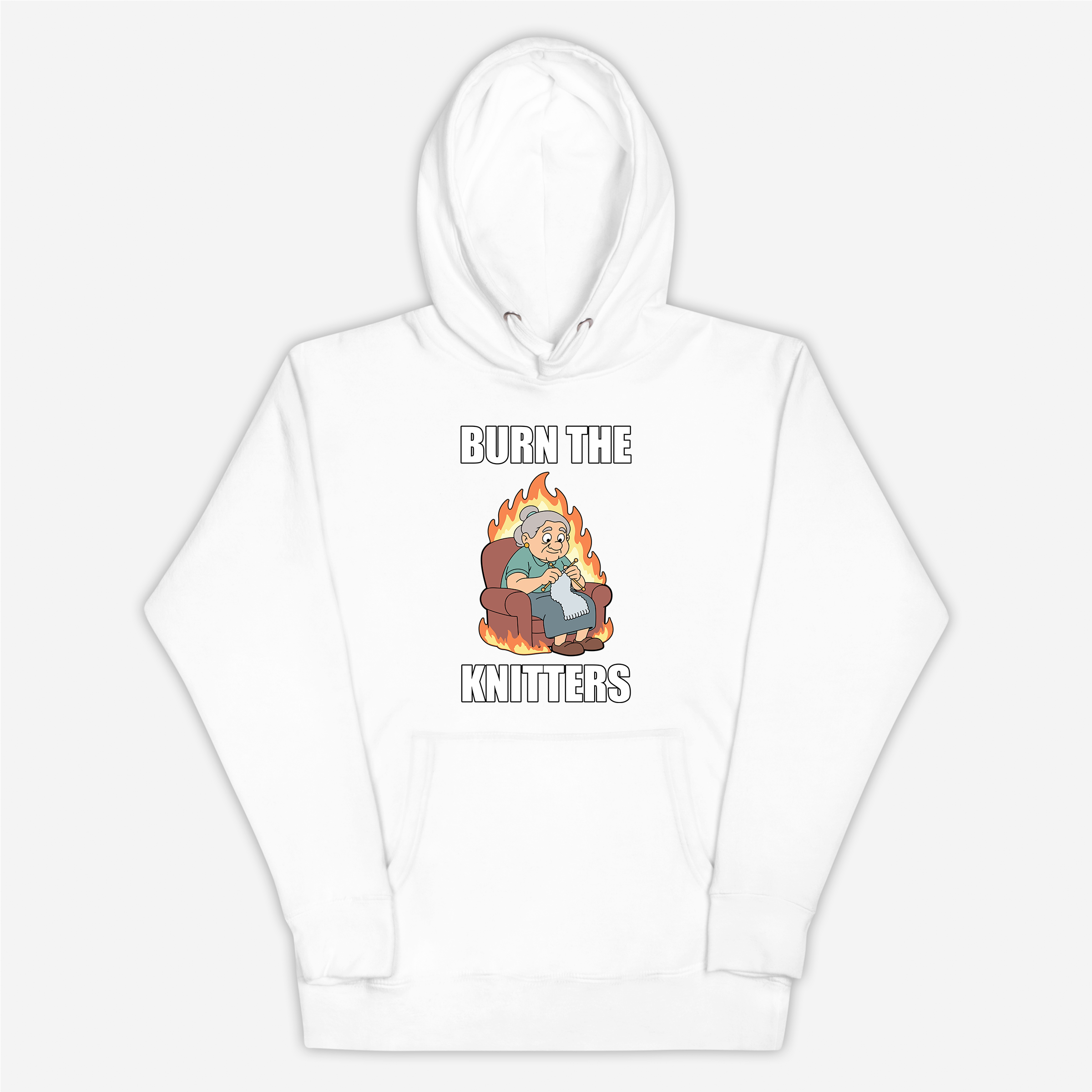 Burn The Knitters Hoodie