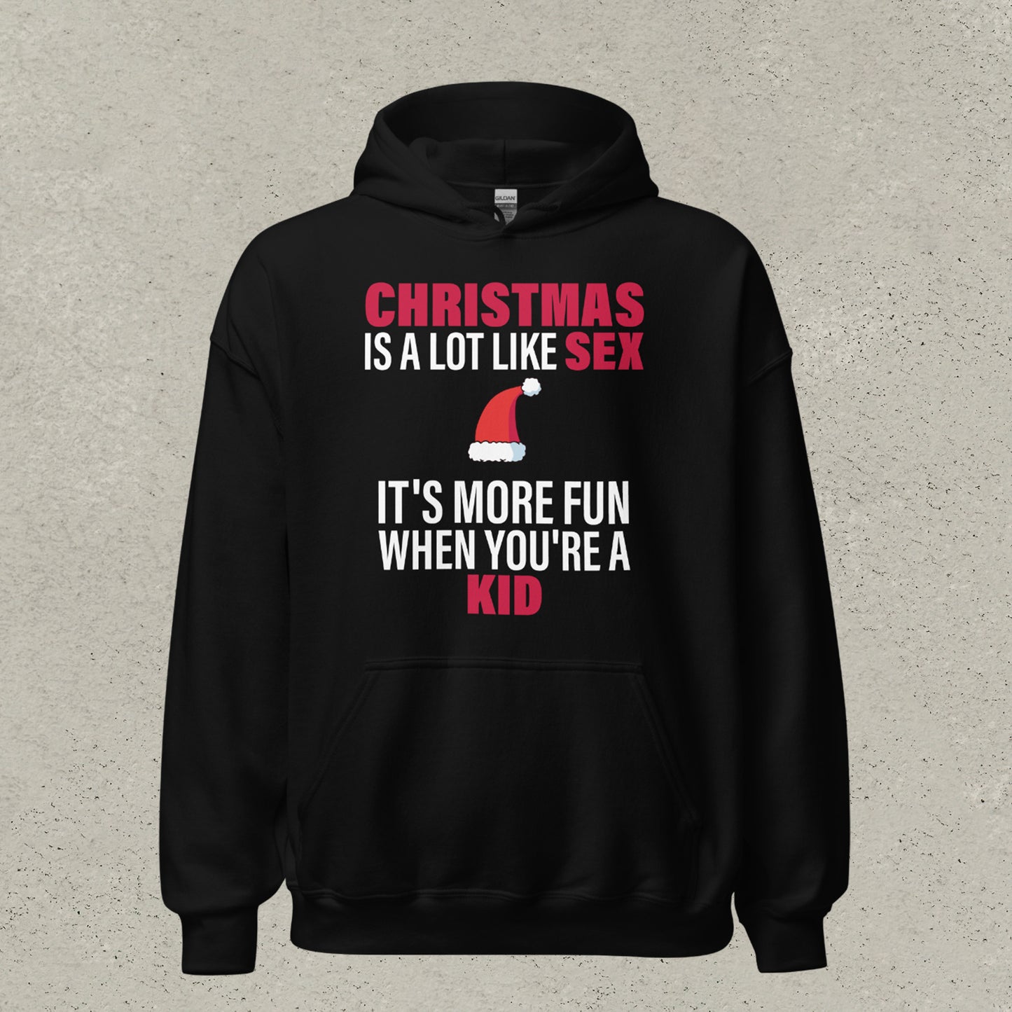 Christmas is Like Sex Hoodie - Black