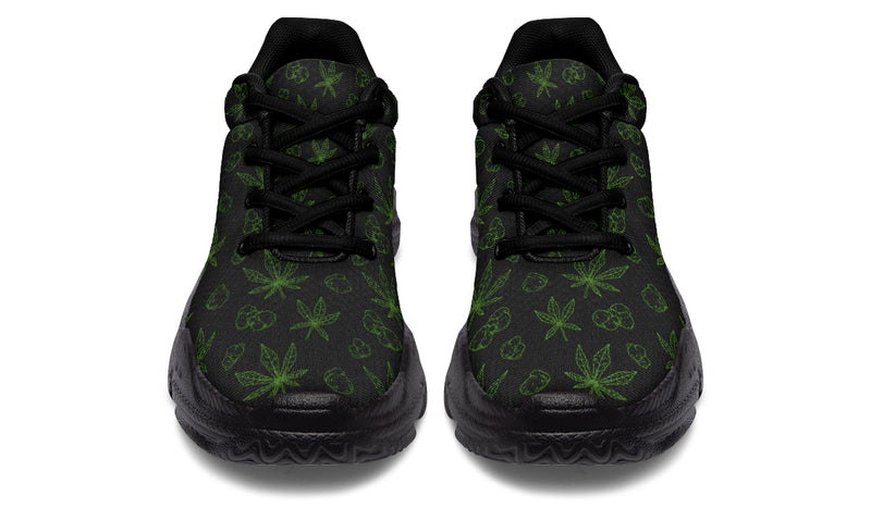 Weed Black - Chunky Sneakers