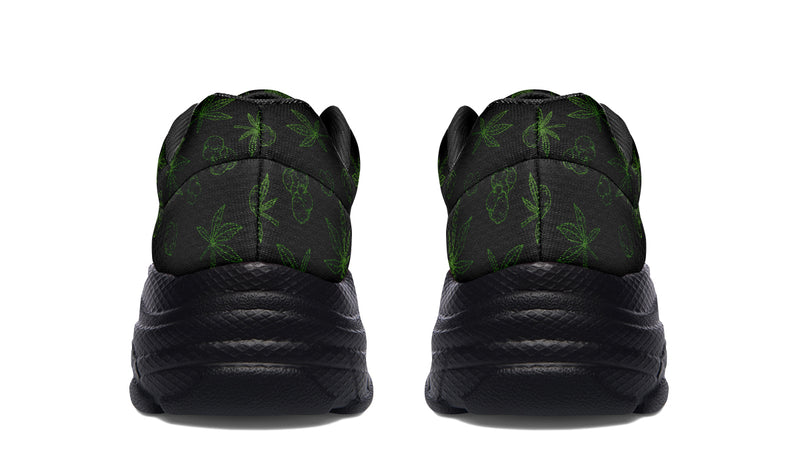 Weed Black - Chunky Sneakers