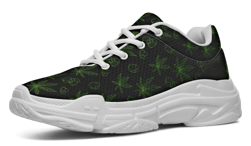 Weed Black - Chunky Sneakers