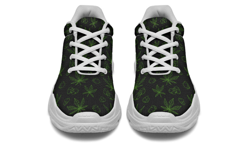 Weed Black - Chunky Sneakers