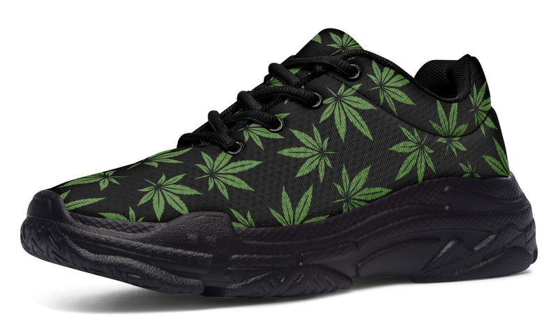 Weed V2 Black - Chunky Sneakers