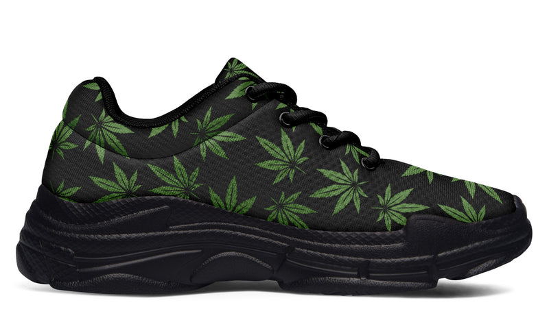 Weed V2 Black - Chunky Sneakers