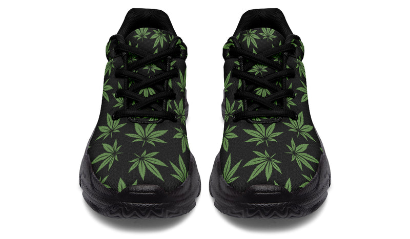 Weed V2 Black - Chunky Sneakers