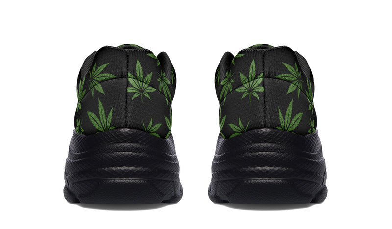 Weed V2 Black - Chunky Sneakers