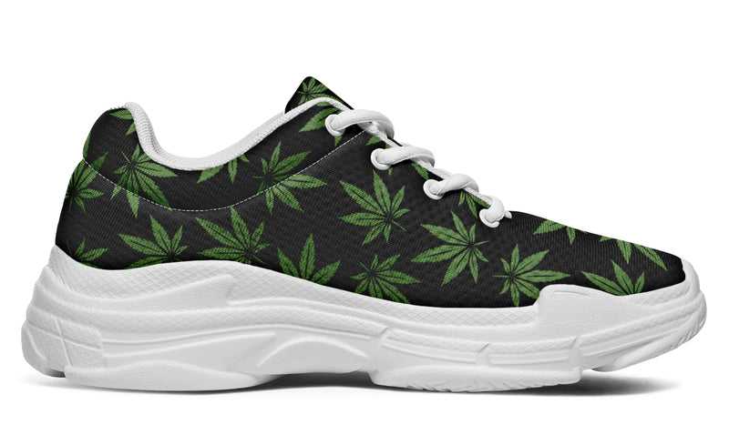 Weed V2 Black - Chunky Sneakers