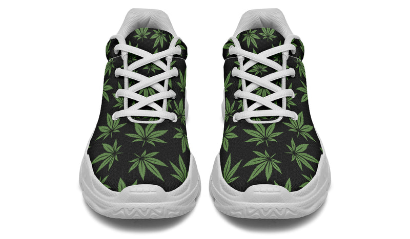 Weed V2 Black - Chunky Sneakers