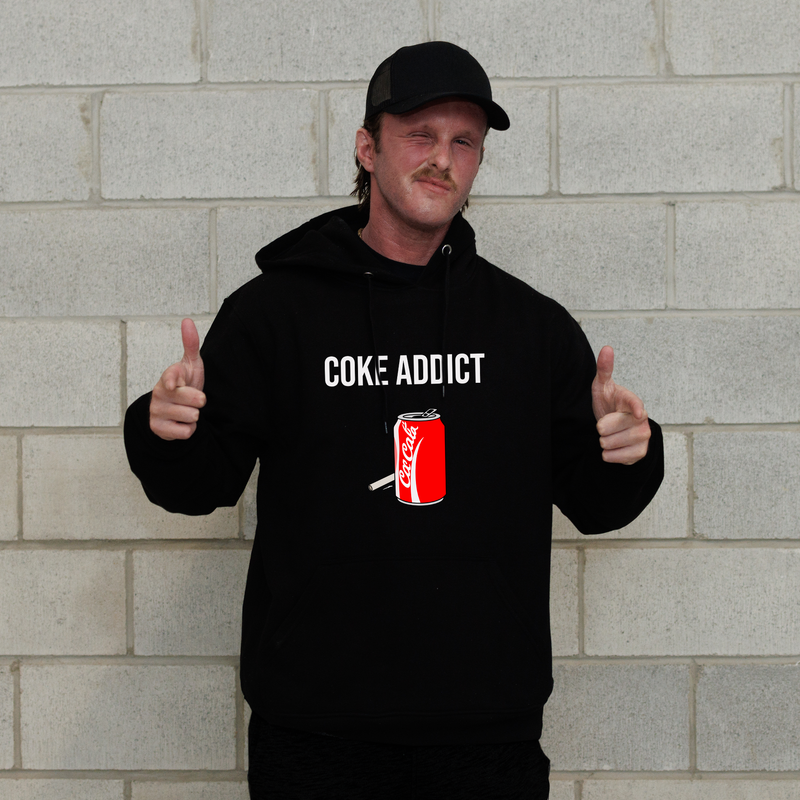 Coke Addict Hoodie - Black