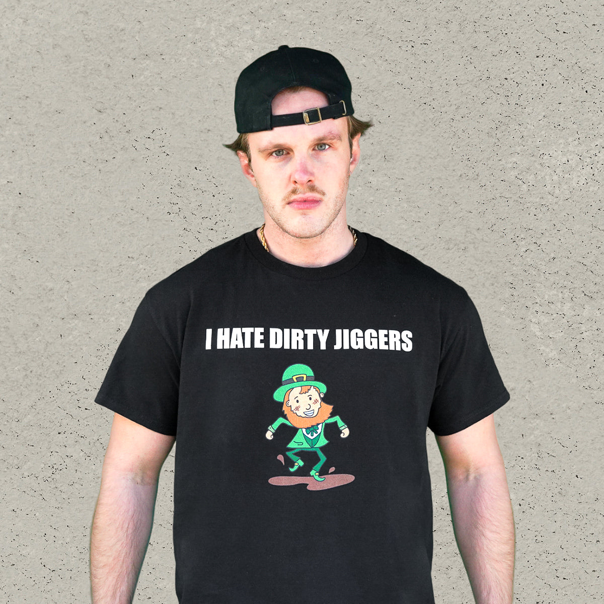 I Hate Dirty Jiggers T-Shirt - Black