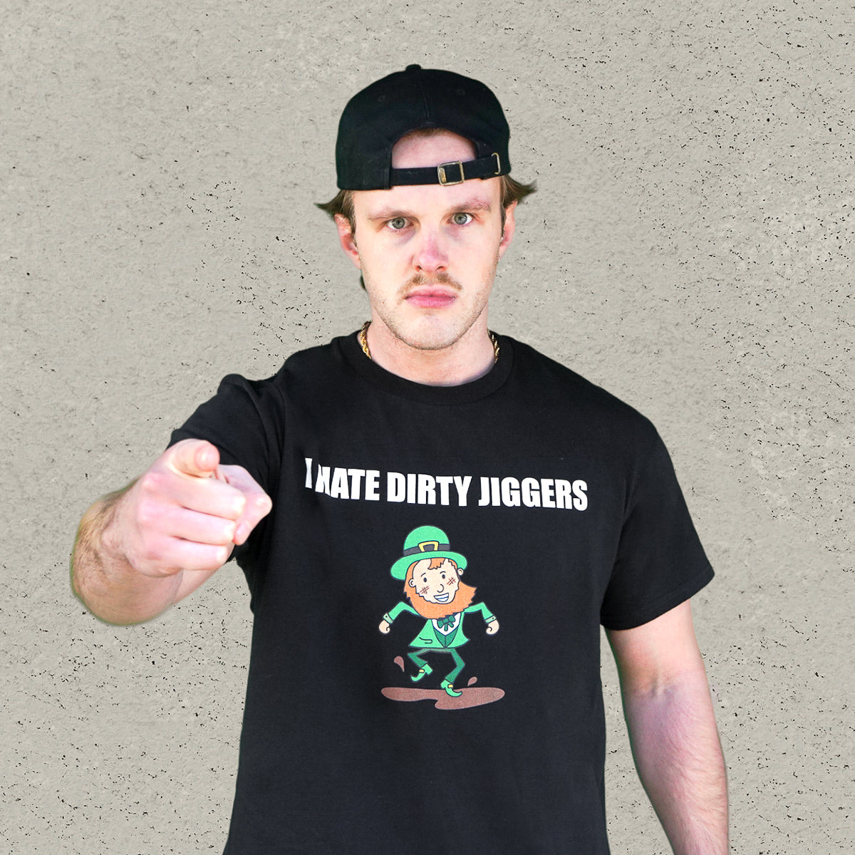 I Hate Dirty Jiggers T-Shirt - Black