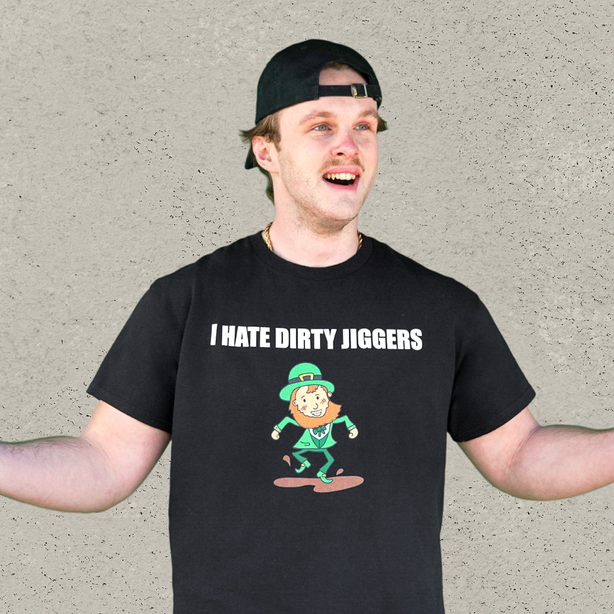 I Hate Dirty Jiggers T-Shirt - Black