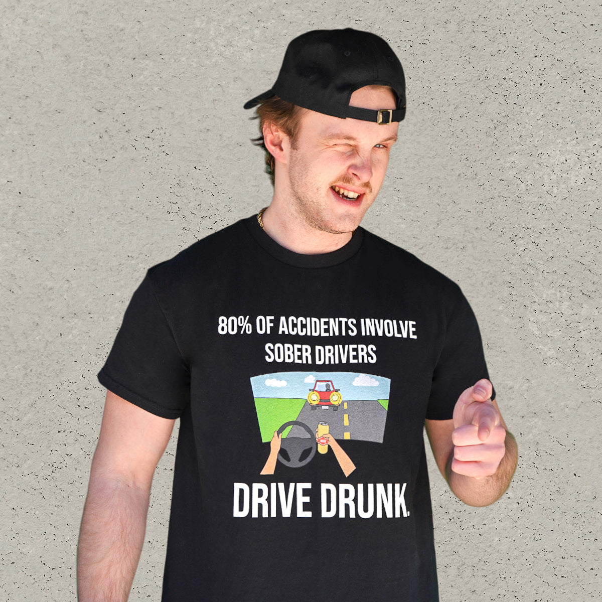 Drive Drunk T-Shirt - Black