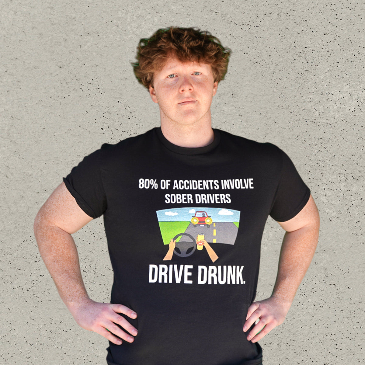 Drive Drunk T-Shirt - Black