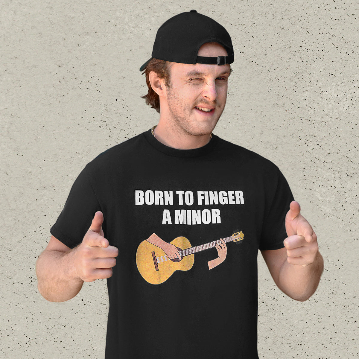 Finger A Minor T-Shirt - Black