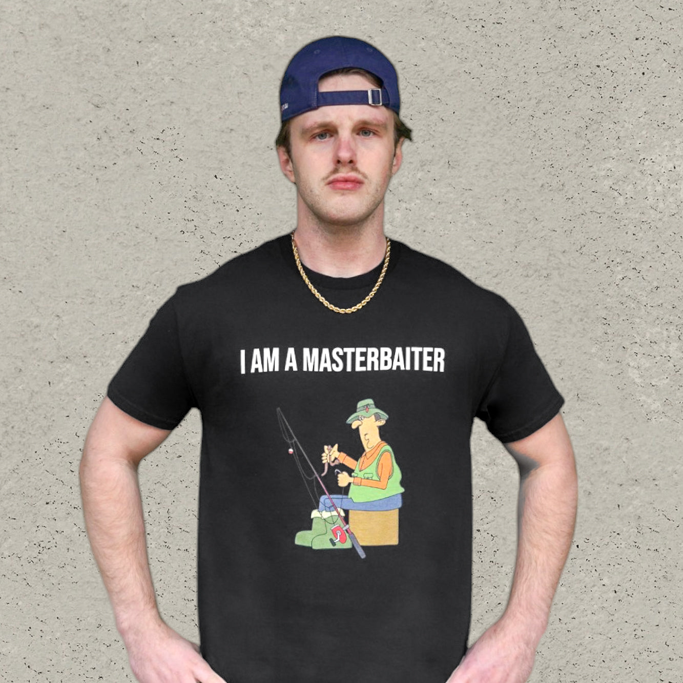 I Am a Masterbaiter T-Shirt - Black