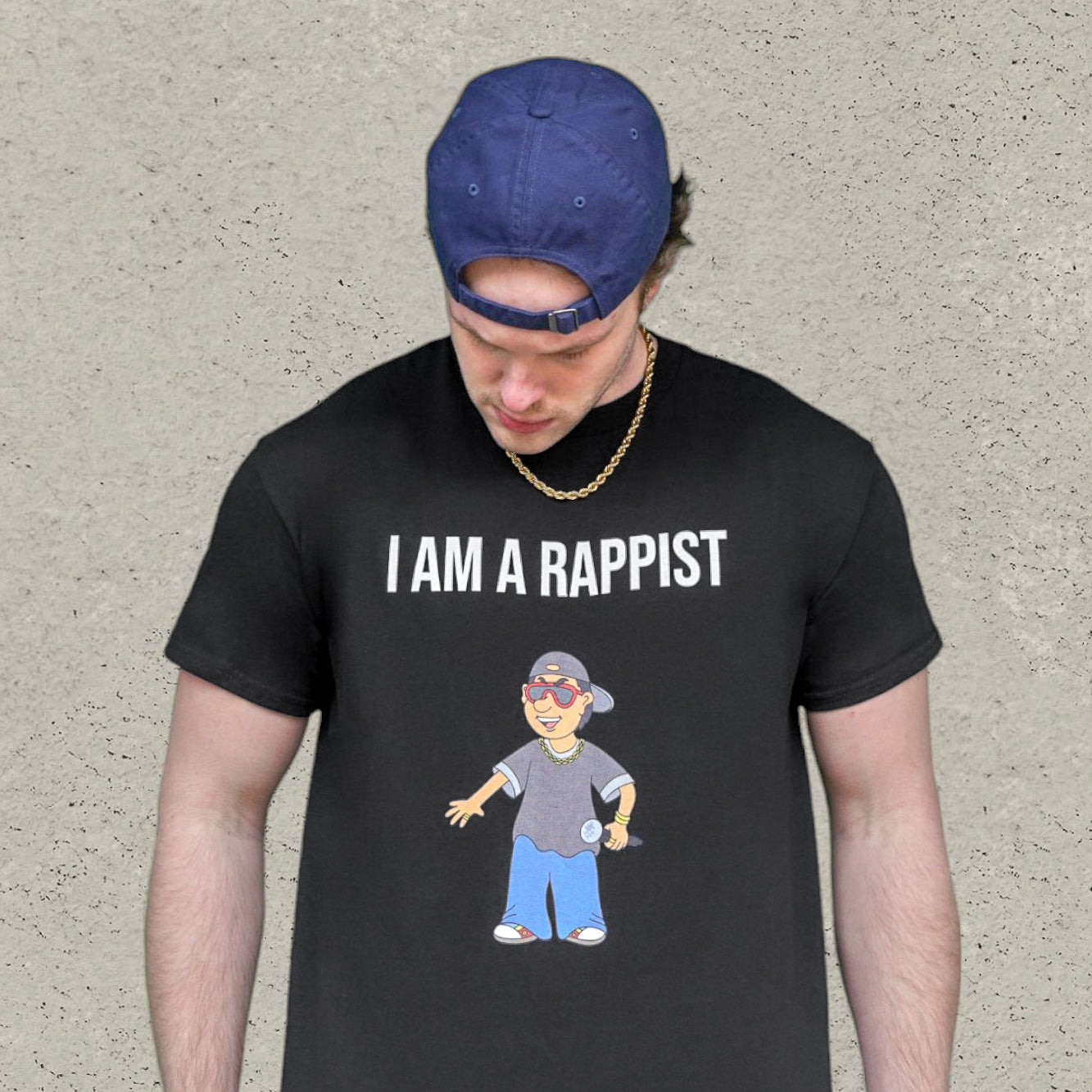 I am a rappist T-Shirt - Black