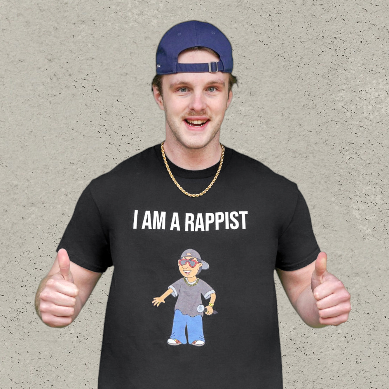 I am a rappist T-Shirt - Black