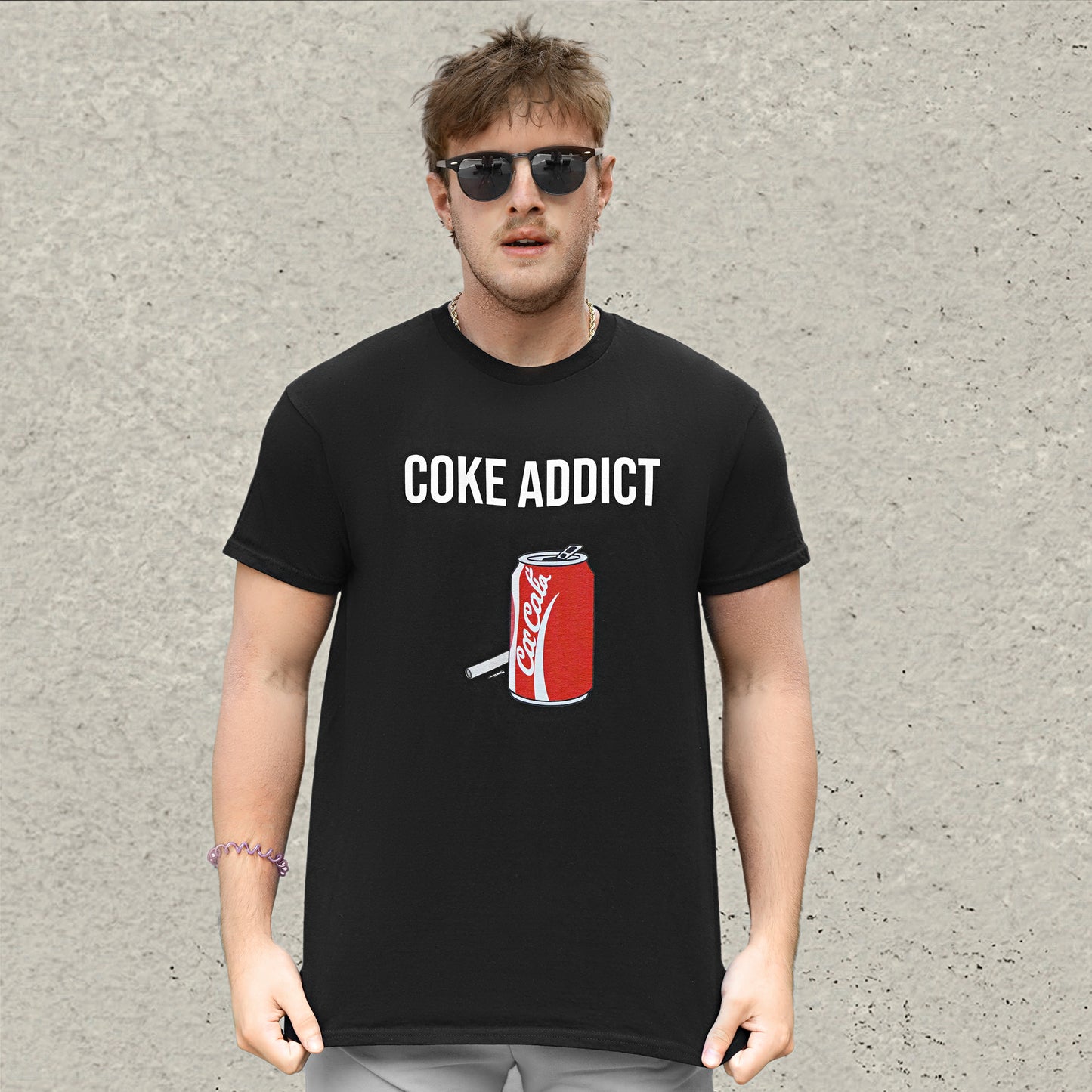 Coke Addict T-Shirt - Black