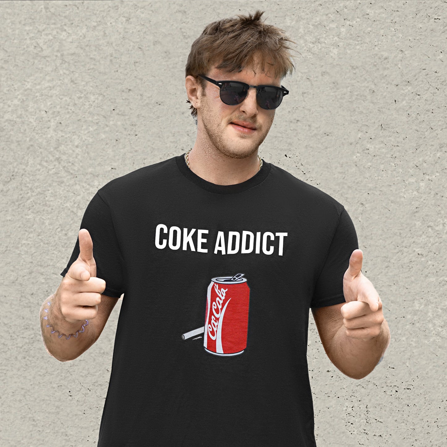 Coke Addict T-Shirt - Black