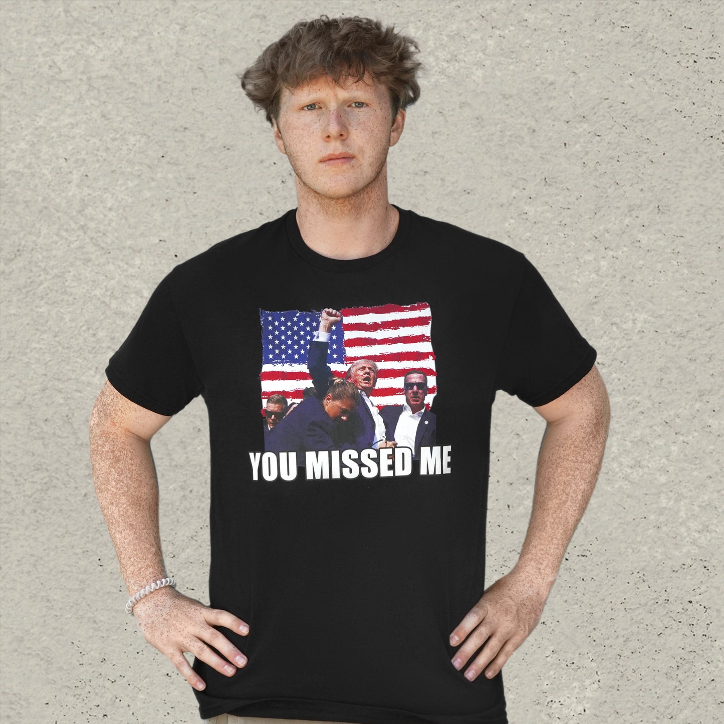 "You Missed Me" Trump T-Shirt - Black