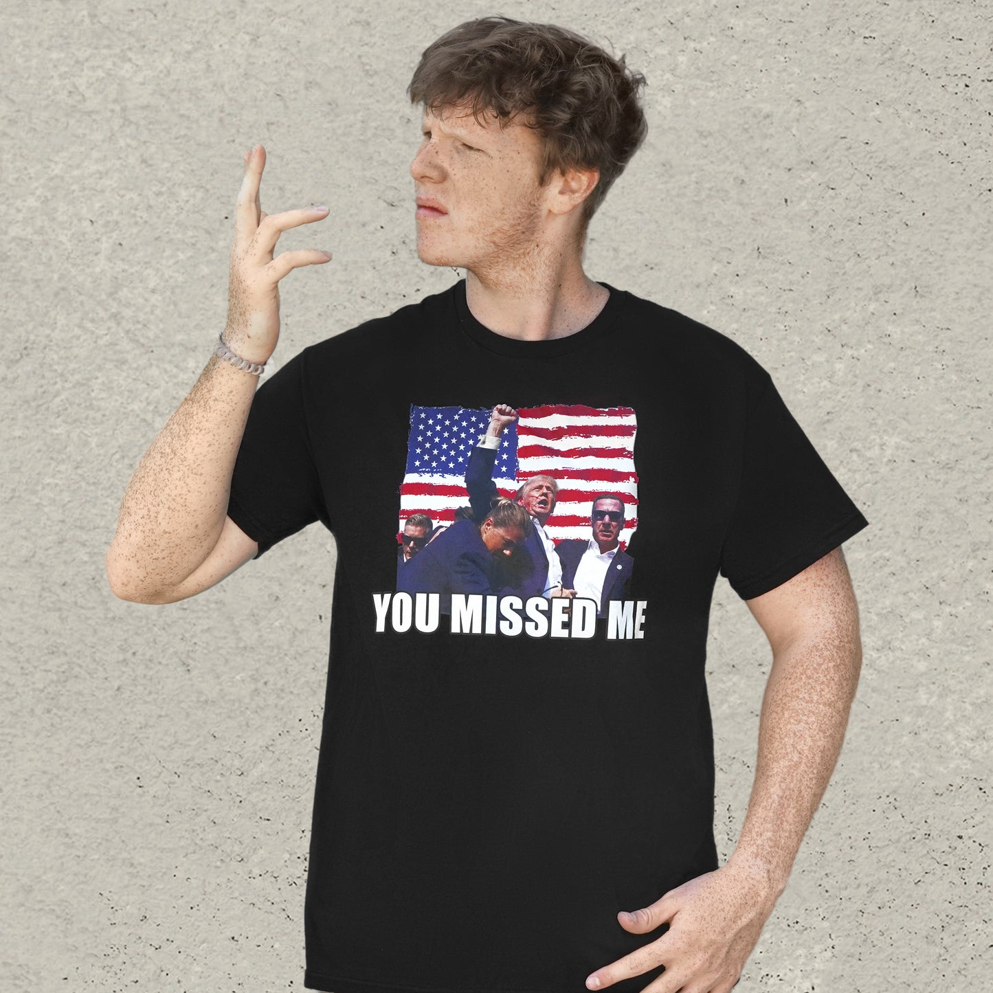 "You Missed Me" Trump T-Shirt - Black