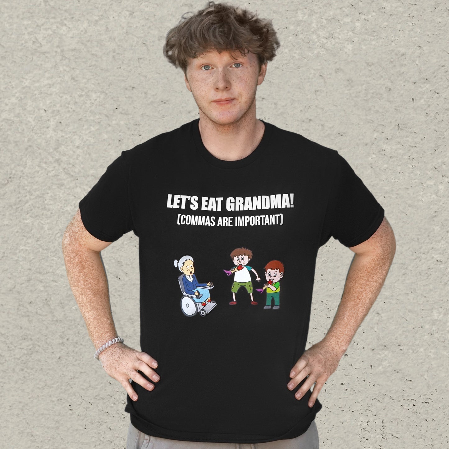 Lets Eat Grandma T-Shirt - Black