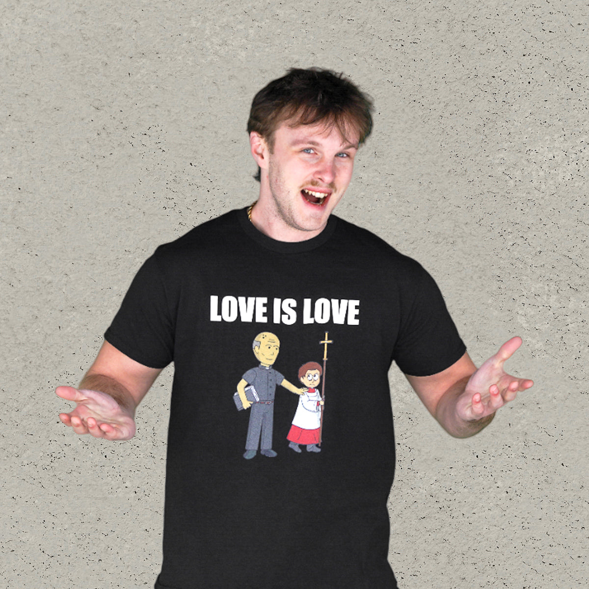 Love is love T-Shirt - Black