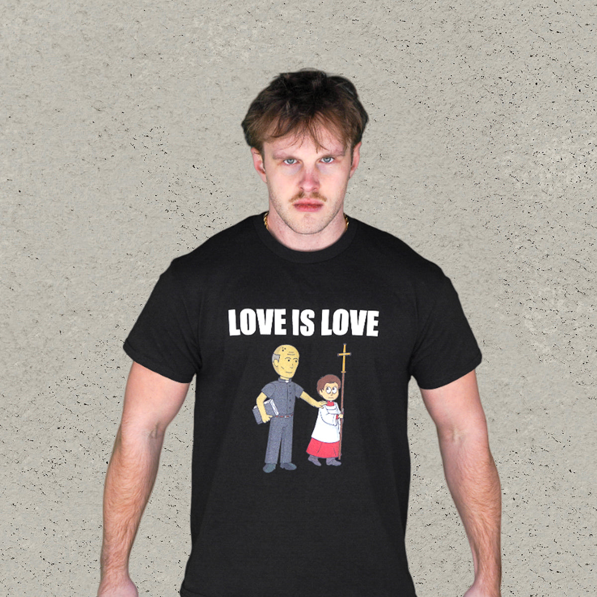 Love is love T-Shirt - Black