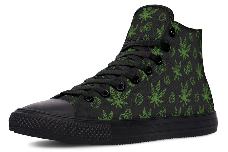 Weed Black - High Tops