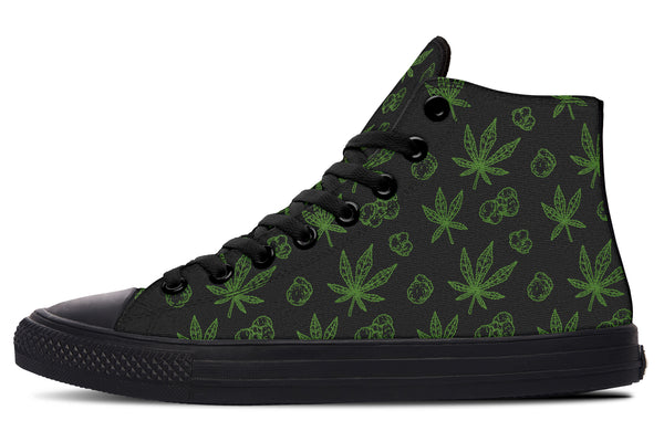 Weed Black - High Tops