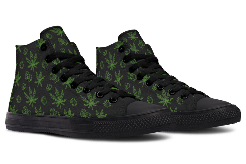 Weed Black - High Tops