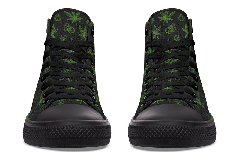 Weed Black - High Tops