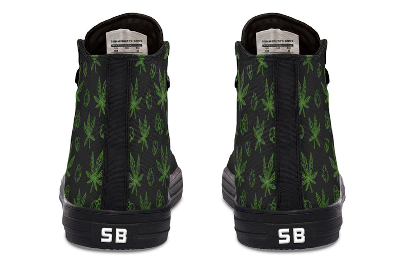 Weed Black - High Tops