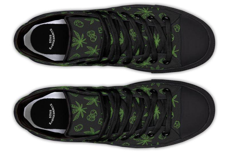 Weed Black - High Tops