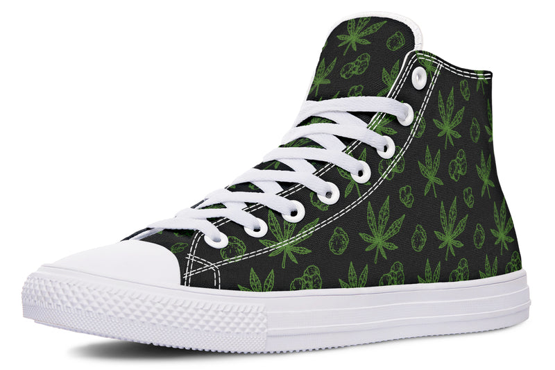 Weed Black - High Tops