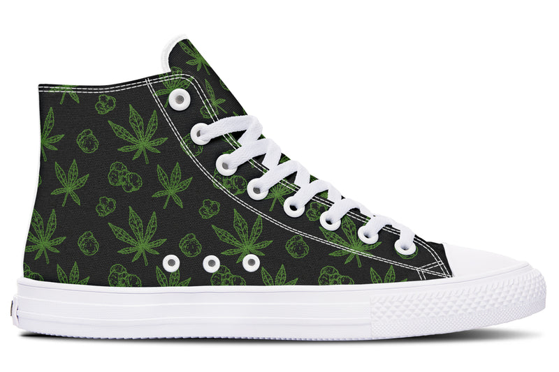 Weed Black - High Tops