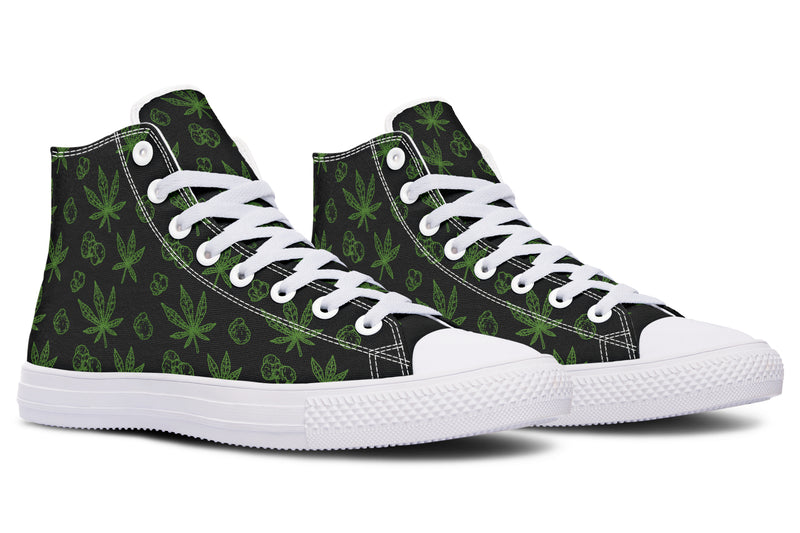 Weed Black - High Tops