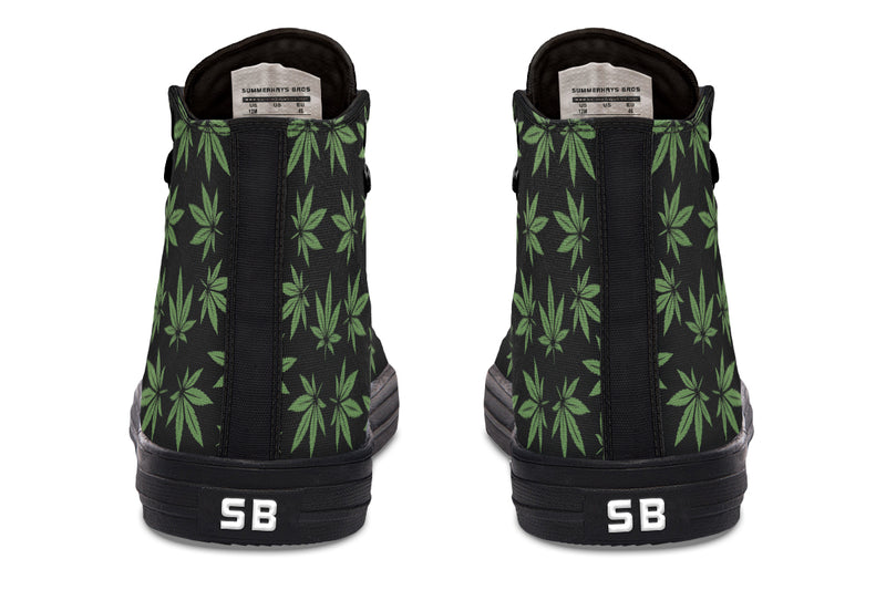 Weed V2 Black - High Tops