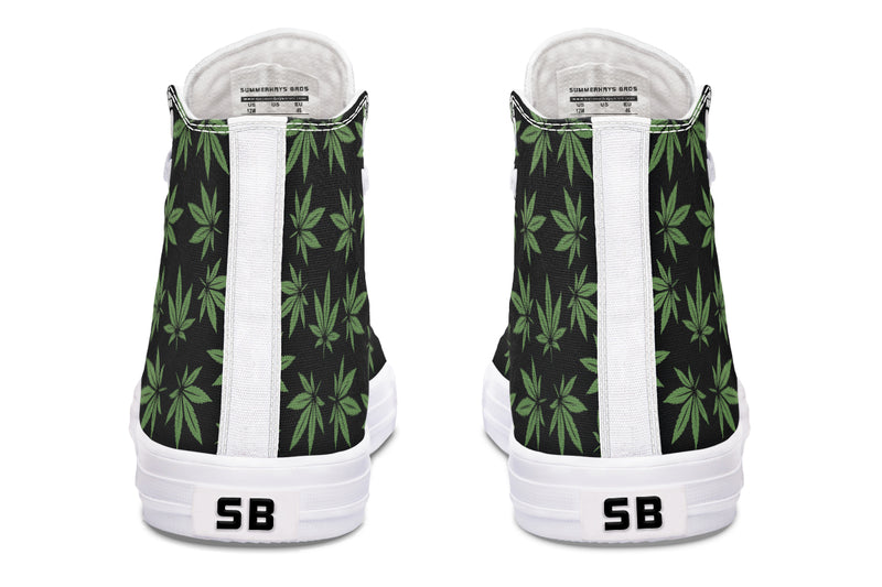 Weed V2 Black - High Tops