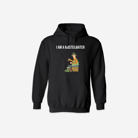 I Am a Masterbaiter Hoodie - Black