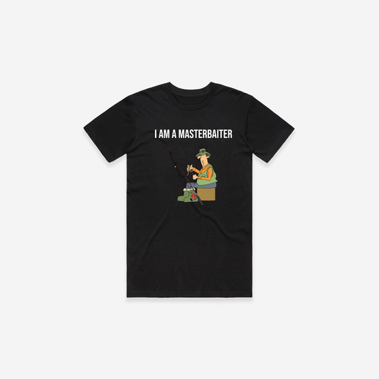 I Am a Masterbaiter T-Shirt - Black